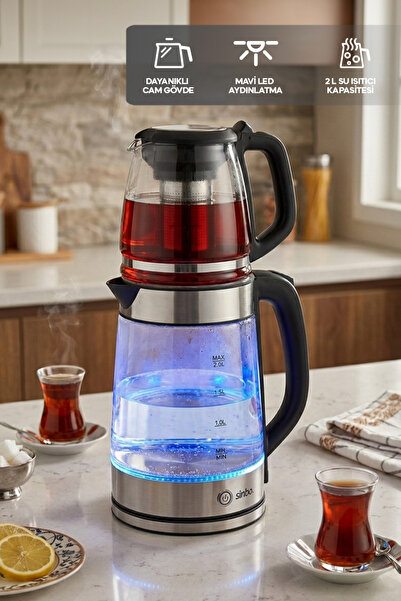 Sinbo - STM-5848 Elektrikli Cam Çay Makinesi 1500 W
