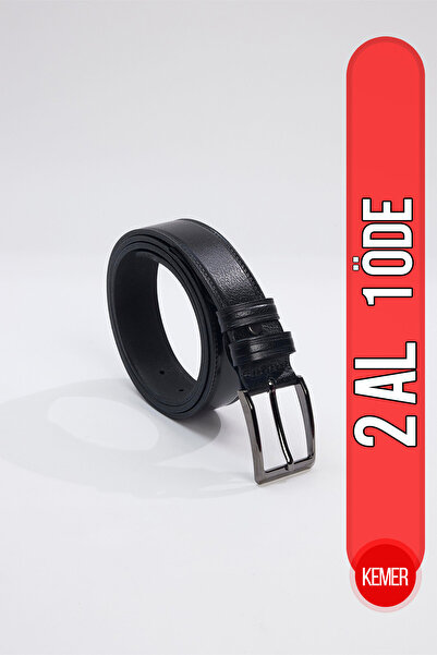 Tudors 100% piele naturală - 3,5 cm centură clasică neagră pentru bărbați