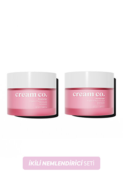 Cream Co. İkili Moisturizer Canlandırıcı Cilt Tonu Eşitleyici Aydınlatıcı Su ...