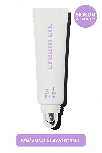 Cream Co. Nemlendirici Parlatıcı 3in1 Lip Balm | Dudak Bakım | Original Şeffa...
