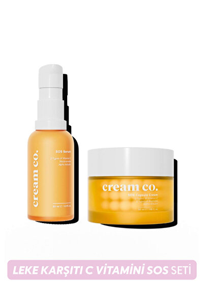 Cream Co. Leke Karşıtı Yenileyici Aydınlatıcı Cilt Tonu Eşitleyici C Vitamini...