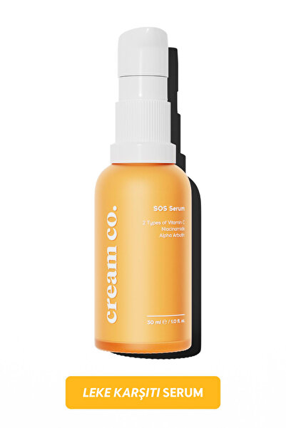 Cream Co. Leke Karşıtı Cilt Tonu Eşitleyici Aydınlatıcı C Vitamini Arbutin SO...