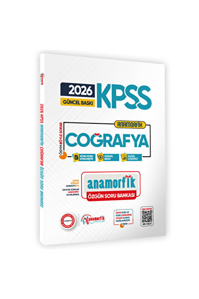 İnformal Yayınları 2026 KPSS Anamorfik Coğrafya Soru Bankası Yeni Müfredat Di...
