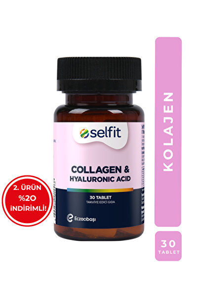 Selfit Kolajen & Hyaluronik Asit 30 Tablet | Tip 1 Balık Kolajeni ve Hidroliz...