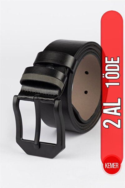 Tudors Мъжки черен спортен колан 4 см