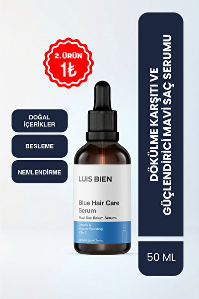 Luis Bien Saç Dökülme Karşıtı & Saç Kökü Güçlendirici Mavi Serum