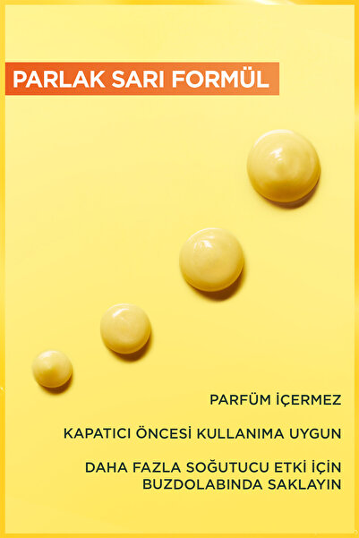 Garnier C Vitamini Aydınlatıcı Göz Kremi 15 ml Niasinamid ve Kafein - Yorgunluk ve Koyu Halka Karşıtı
