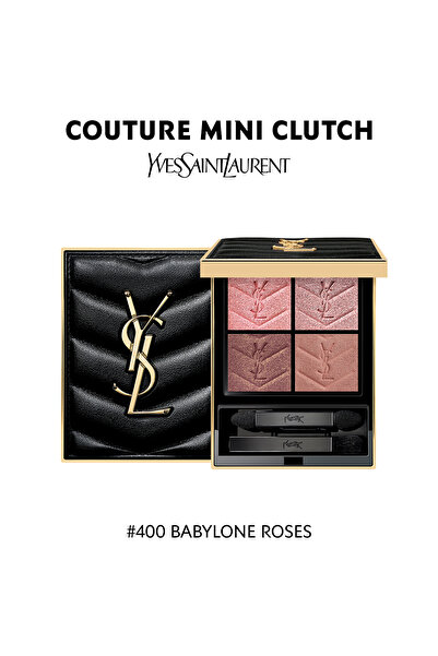 Yves Saint Laurent Couture Mini Clutch Göz Farı 400 - Babylone Roses 36142739...