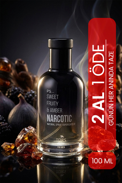 TDRS Narcotic 100 ML Bergamot Özel Seri Uzun Süre Kalıcı Erkek Parfüm