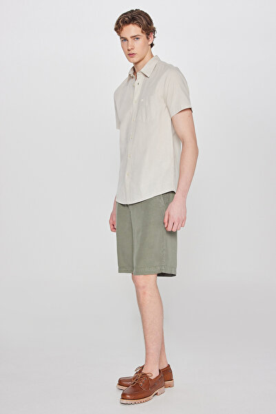 WRANGLER Pantaloni scurți kaki cu textura moale, croiala normală