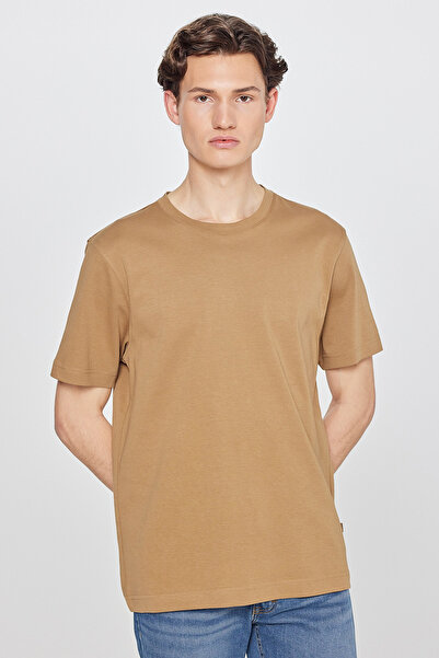 Lee 100% Cotton Regular Fit Regular Cut Crew Neck Basic T-Shirt