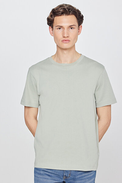 Lee 100% Cotton Regular Fit Regular Cut Crew Neck Basic T-Shirt