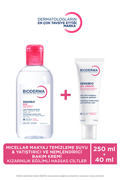 Bioderma Hassas Ciltler için Kızarıklık Karşıtı Nemlendirici & H2O Micellar M...