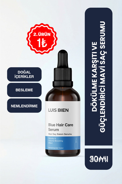Luis Bien Saç Dökülme Karşıtı & Saç Kökü Güçlendirici Mavi Serum