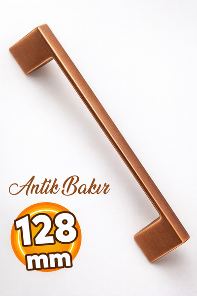 Badem10 Mâner din cupru antic din metal - Baklava - Oteyaz - Sertar de bucătă...