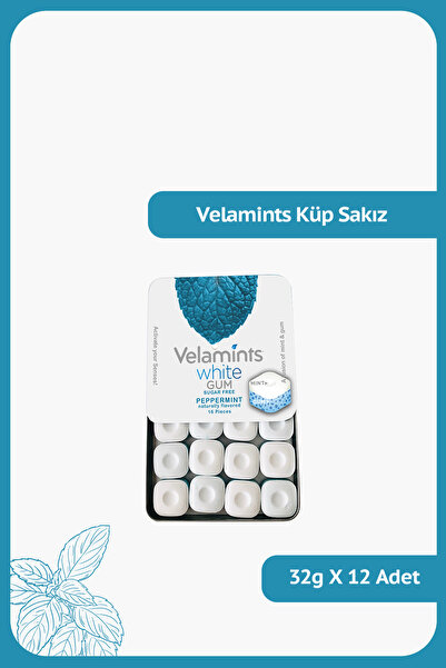 Ülker Velamints Mavi Nane Aromalı Sakız - 32 gram - 12 Adet