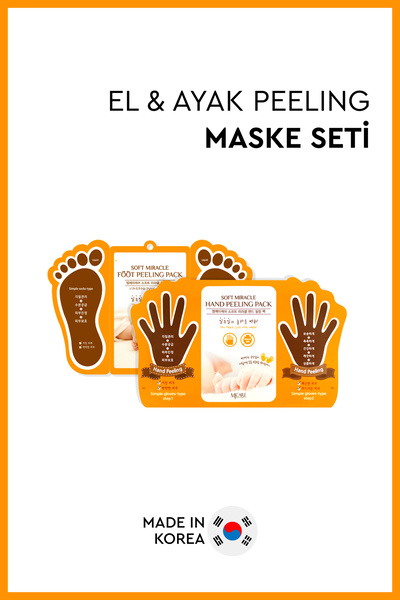 Mjcare El & Ayak Peeling Maske Seti