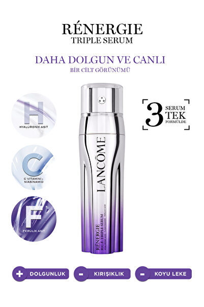 Lancome Renergie Triple Serum Hyalüronik Asit, C Vitamini Niasinamid, Ferülik...