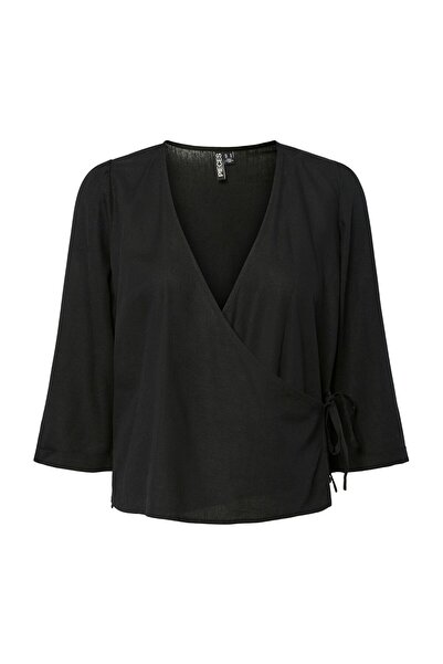 PIECES Wickelbluse PCPIA 3/4-ARM