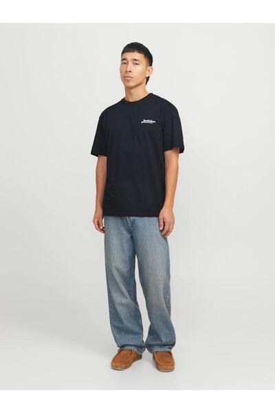 Jack & Jones تي شيرت رجالي محبوك CO100