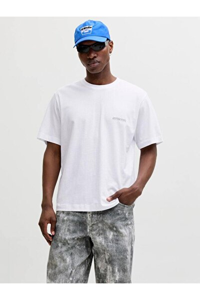 Jack & Jones تي شيرت رجالي محبوك CO100