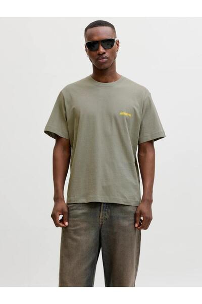 Jack & Jones تي شيرت رجالي محبوك CO100