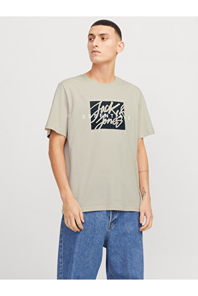 Jack & Jones تي شيرت رجالي محبوك CO100