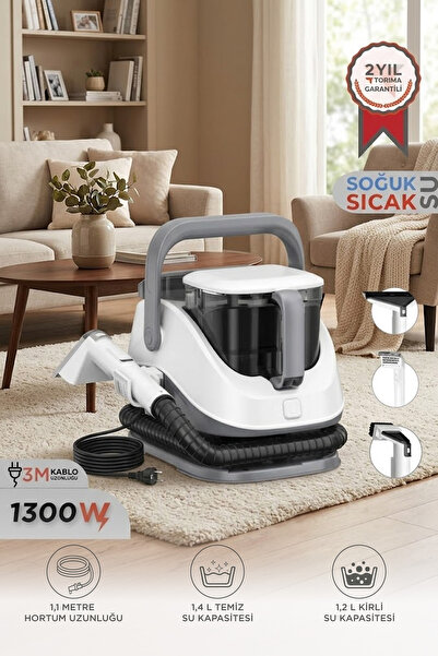 Torima Buharlı Temizleyici Halı ve Koltuk Yıkama Cam Zemin Mutfak Temizleme B...