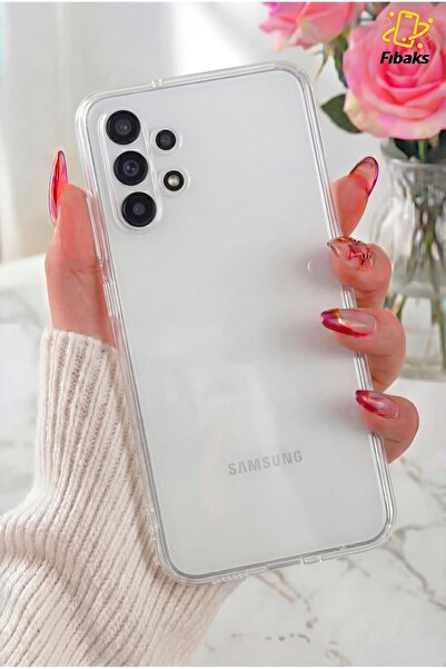 Fibaks Galaxy A32 4g Kılıf Kamera Korumalı Süper Silikon Şeffaf Yumuşak Ince ...