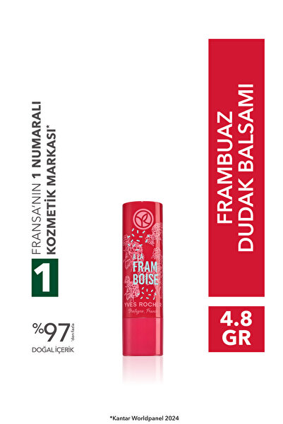 Yves Rocher Dudak Balsamı-Nemlendirici Besleyici Frambuaz- Renkli-4.8gr