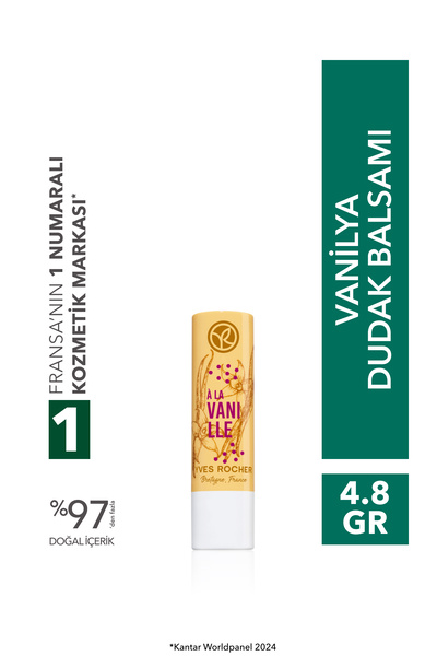 Yves Rocher Dudak Balsamı-Nemlendirici Besleyici Vanilya-4.8gr