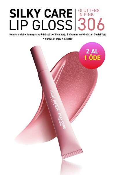 Alix Avien Dolgun Gürünüm ve Nemlendirici Etkili Dudak Parlatıcısı - Silky Ca...