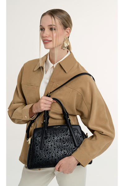 Pierre Cardin Μαύρη Γυναίκα Τσάντα ώμου 05PO25KA103191