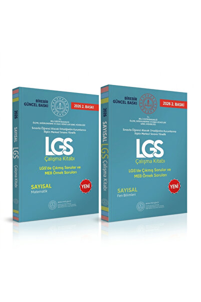 Karakutu Yayınları 2026 8.SINIF LGS Çıkmış ve MEB Örnek Soruları Matematik-FE...
