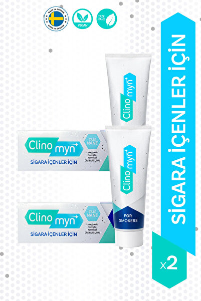 Clinomyn Sigara Içenler Için Smokers Diş Beyazlatan Leke Giderici Diş Macunu ...