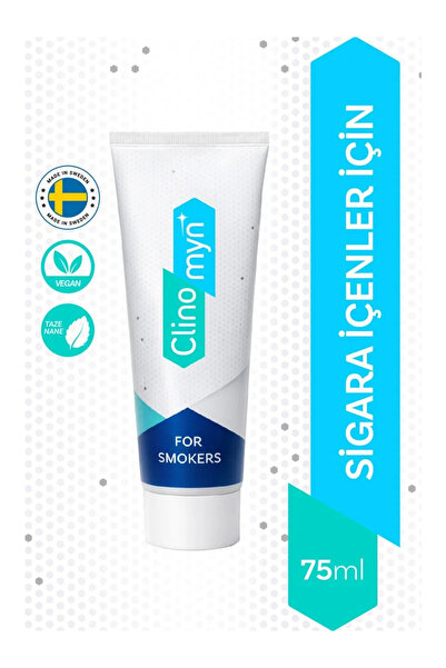 Clinomyn Sigara Içenler Için Smokers Diş Beyazlatan Leke Giderici Diş Macunu 75 ml 2 Adet