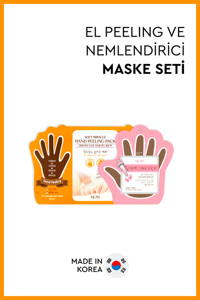 Mjcare El Peeling Ve Nemlendirici Maske Seti