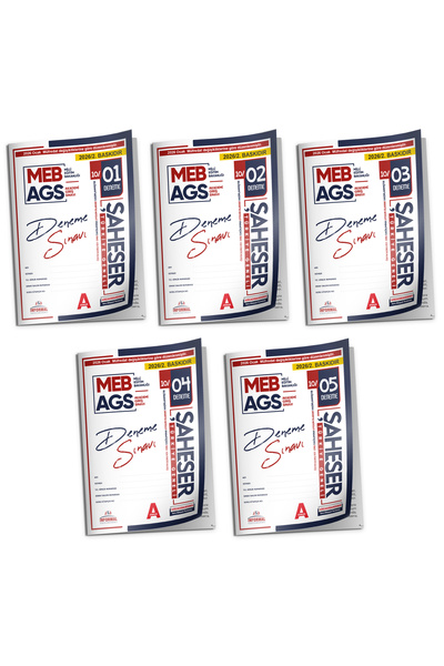 İnformal Yayınları 2026 Ocak Müfredatı MEB-AGS ŞAHESER 5 Adet 1-2-3-4-5 nolu ...