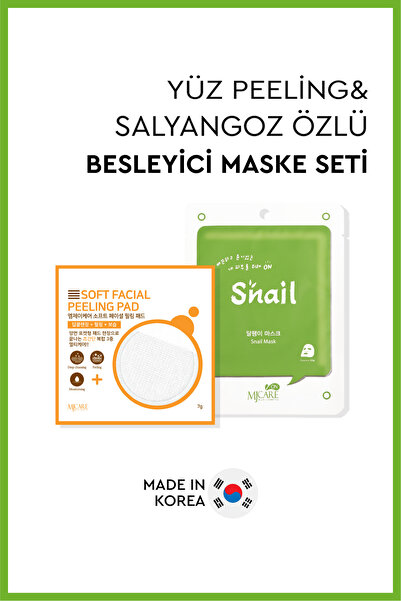 Mjcare Yüz Peeling&nemlendirici Maske(s)