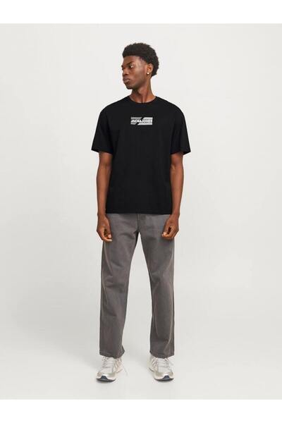 Jack & Jones تي شيرت رجالي محبوك TBC100