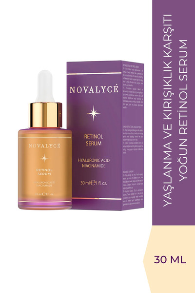 Novalyce Retinol Serum – Yaşlanma Karşıtı, Kırışıklık Azaltıcı Yüz Bakım Serumu