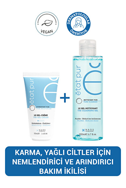 Etat Pur Günlük Nemlendirici & Canlandırıcı Cilt Bakım İkilisi