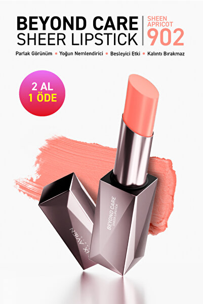 Alix Avien Beyond Care Sheer Lipstick 902 - Sheen Apricot - Yoğun Nemledirici...