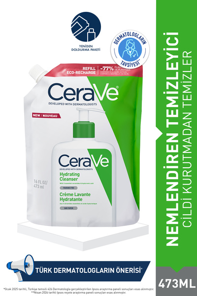 CeraVe Hydrating Cleanser Normal ve Kuru Ciltlere Özel Yüz ve Vücut Nemlendir...