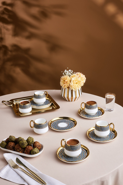 Karaca Suadiye 6 Kişilik Kahve Fincan Takımı 90 ml