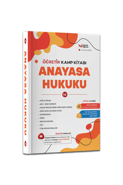 hukuk öğretir 2026 Anayasa Hukuku Öğretir Video Ders Kitabı- Kaymakamlık - Ha...