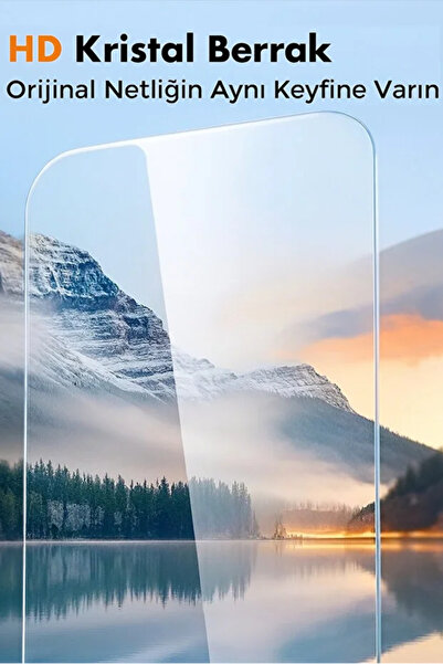 Fibaks Galaxy A16/A17/A26 Tam Ekran Koruyucu Kavisli HD+ Glass Antistatik Şef...