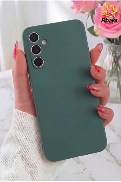 Fibaks Galaxy A16 Kılıf Kadife Lansman Soft Yumuşak Liquid Silikon Kamera Kor...