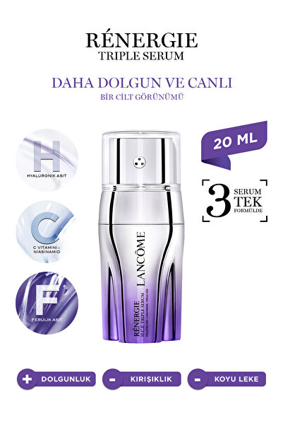 Lancome Renergie Triple Serum Hyalüronik Asit, C Vitamini+niasinamid, Ferülik...