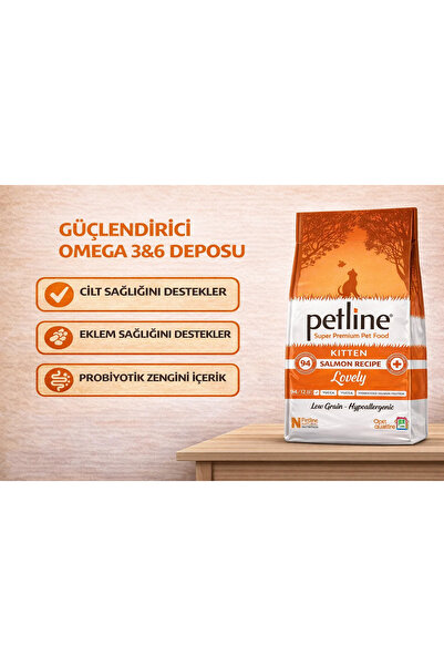 Petline Omega 3&6 Deposu, Glukosaminli, Probiyotikli Yavru Kedi Maması 3kg ( ...
